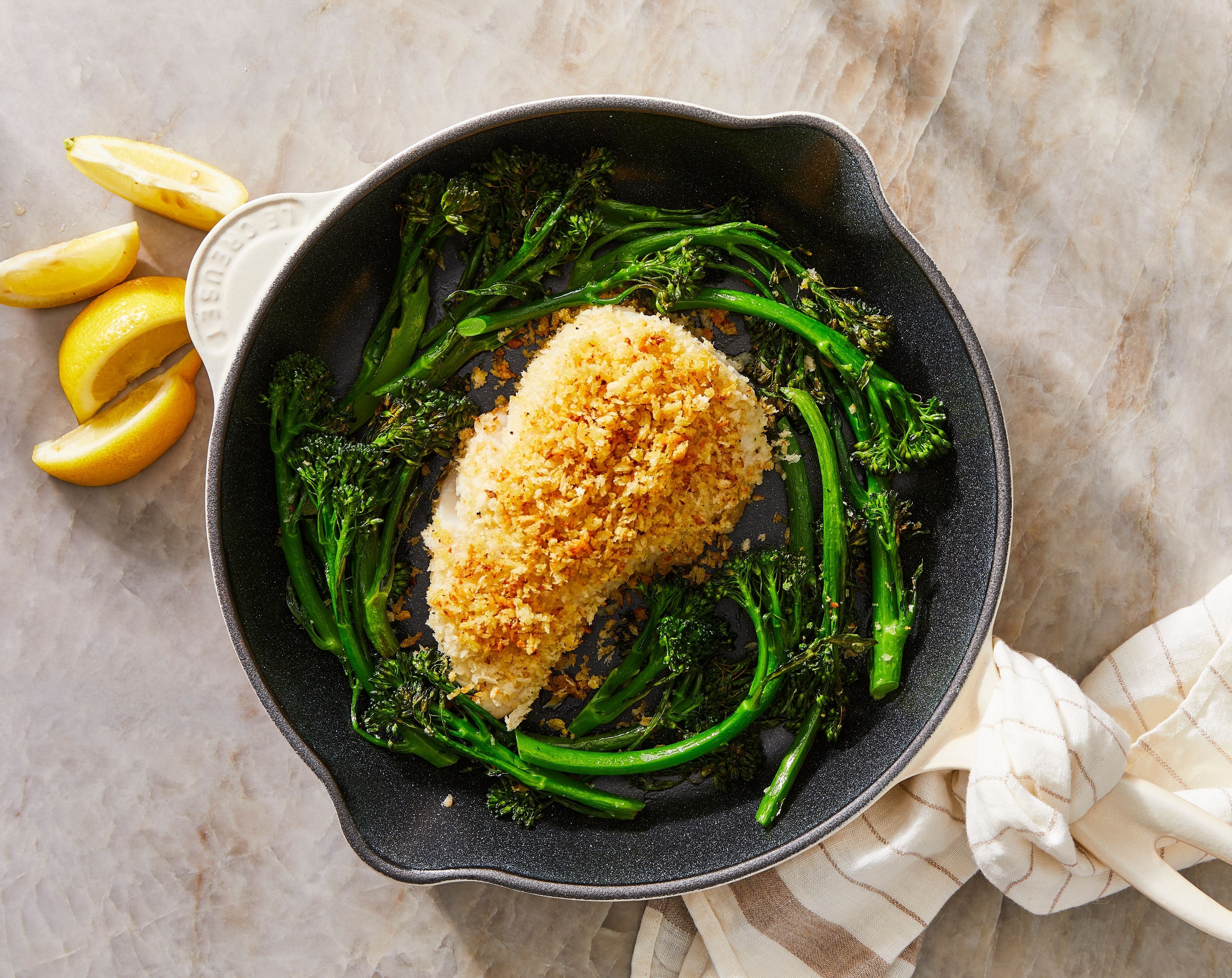 Pan-Roasted Sablefish with Crispy Crumbs