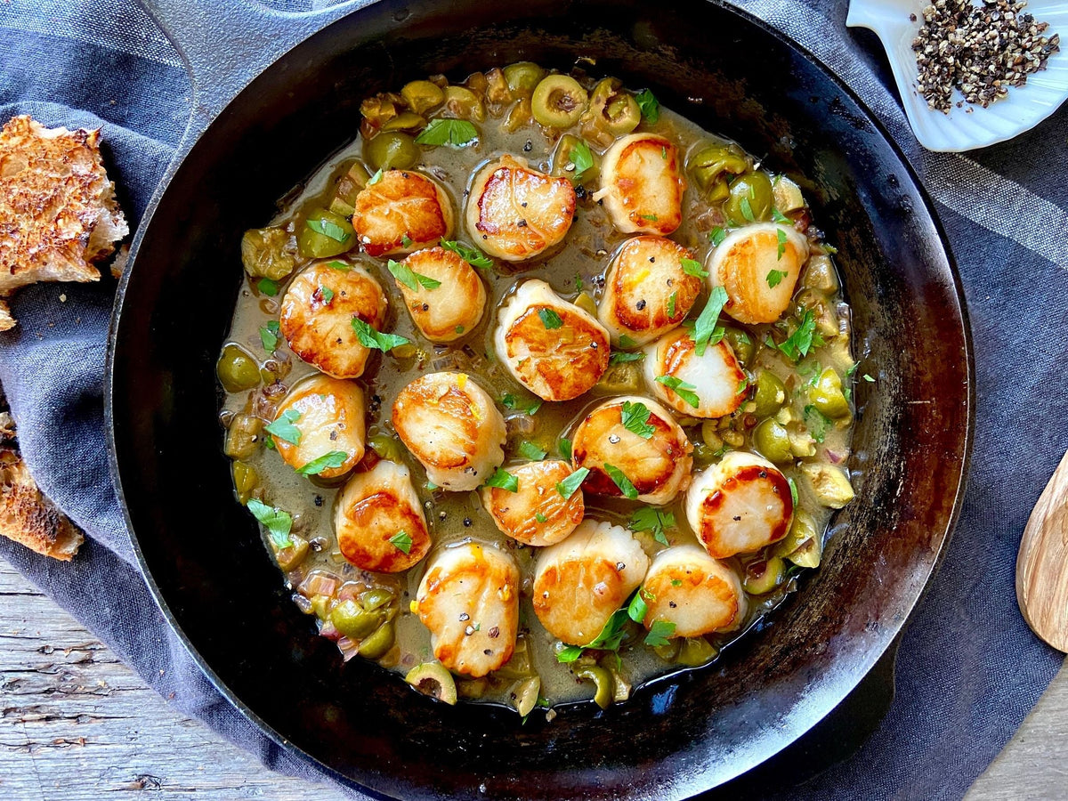 Pan-Seared Scallops with Lemon and Brown Butter