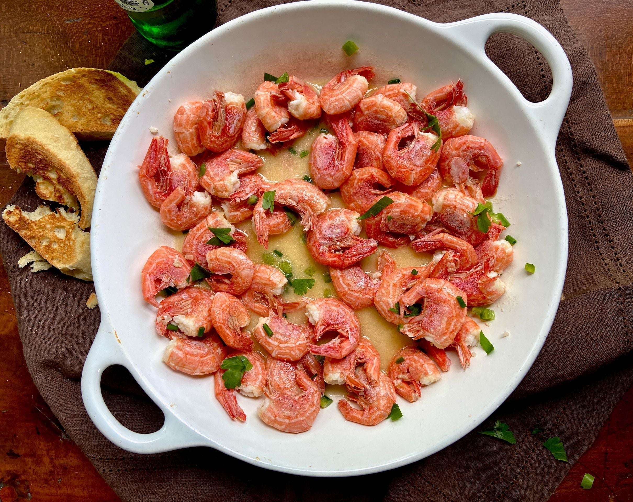 Peel and Eat Beer-Steamed Shrimp