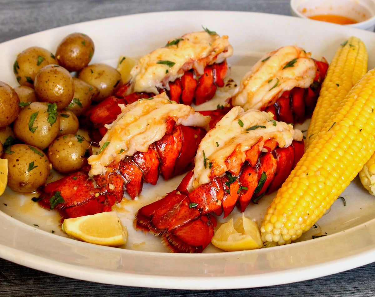 Broiled Lobster Scampi