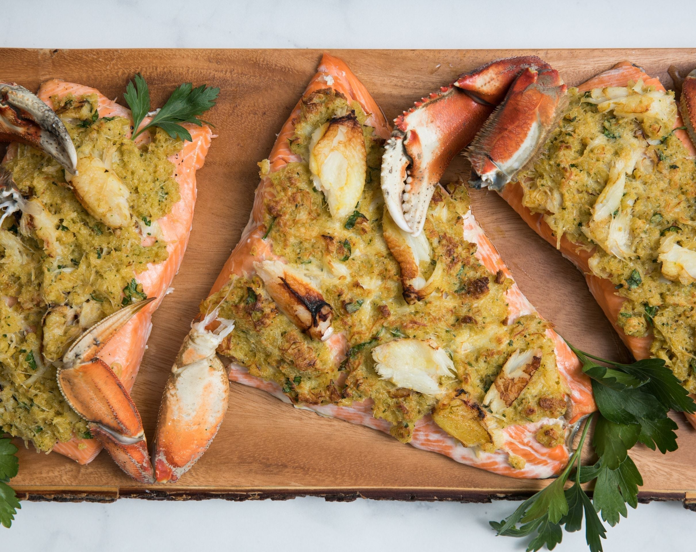 Crab-Crusted Salmon