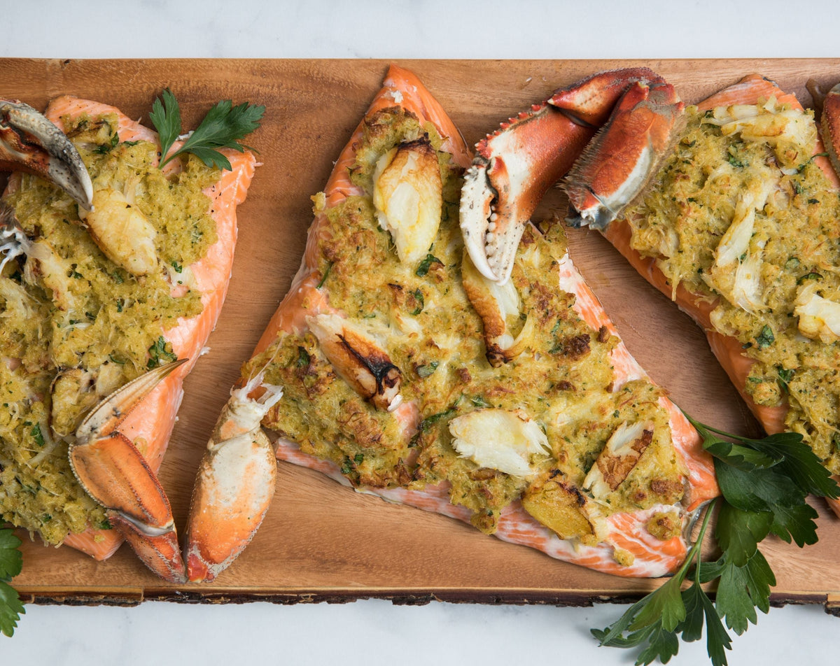 Crab-Crusted Salmon