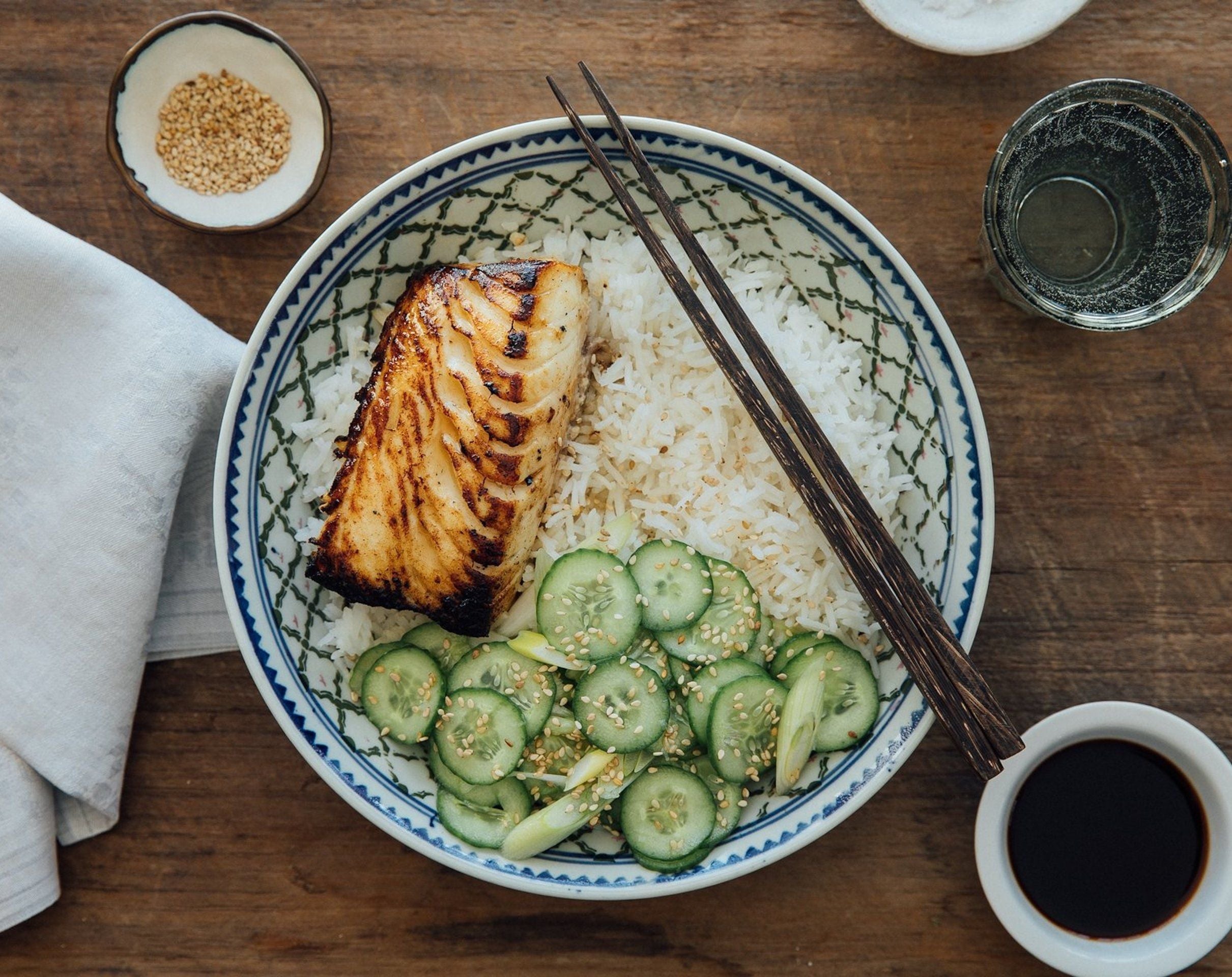 Nobu-Style Sablefish Rice Bowl