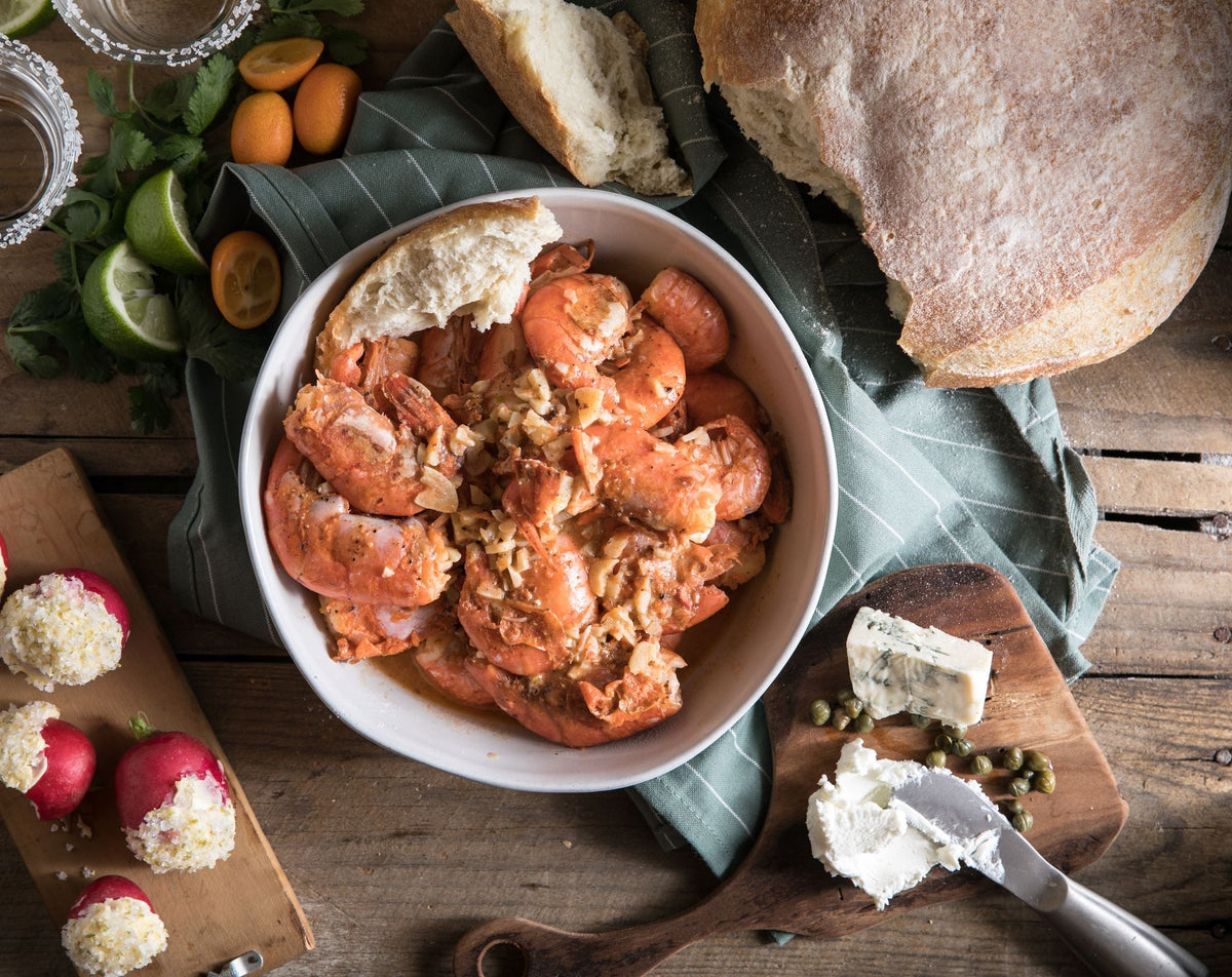 Kirk’s Drunken Spot Shrimp